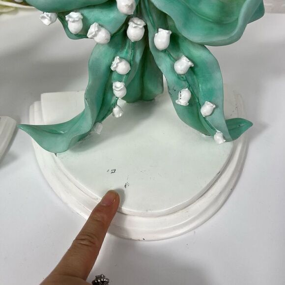 Silvestri Hand Crafted Flower Bookends 7inch - Picture 6 of 13